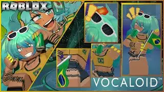 Roblox Vocaloid - Brazillian Hatsune Miku Roblox Cosplay Outfit