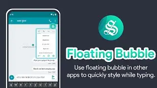 Stylish Text - Use Floating Bubble Everywhere