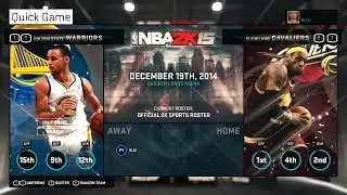 NBA 2K15 PC TEST Gameplay on AMD Radeon R7 M265 Match GOLDEN STATE WARRIORS vs CLEVELAND CAVALIERS