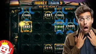 😱 UK PLAYER TRIGGERS 100,000X JACKPOT ON MONEY TRAIN 3!