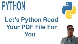 Convert PDF File Text to Audio Speech using Python || Listen to PDF file using Python