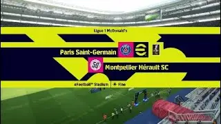 PS4 eFootball 2025 Paris Saint Germain Vs Montpelier