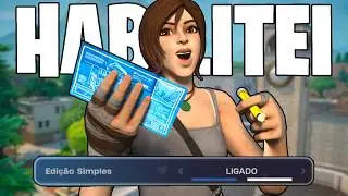 USEI A EDIÇÃO SIMPLES POR 1 DIA (vale a pena?) FORTNITE