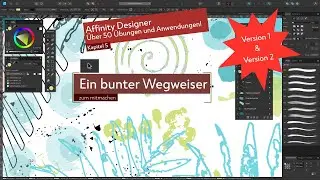 Affinity Designer Übungen - Kapitel 5 - Ein bunter Wegweiser