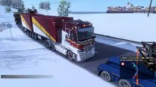 Euro Truck Simulator 2 🚛| Multiplayer - snow 2023  |