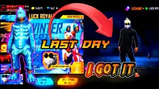 SPINNING IN  WINTER FEST EVENT FREE FIRE LAST DAY |