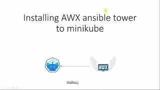 Installing AWX ansible tower to minikube