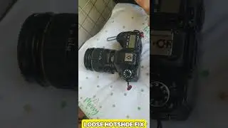 loose camera hot shoe mount fix how to video short