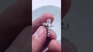 Крестик с CVD бриллиантами, лучший подарок 🎁