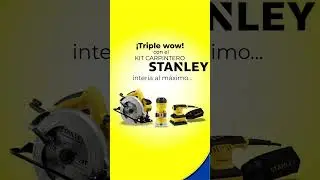 Kit Carpintero Stanley #herramientasdecarpinteria #bricolaje #carpinteria
