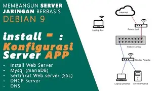 Install dan Konfigurasi Debian Sebagai DNS, DHCP,  Web Server | Debian Tutorial