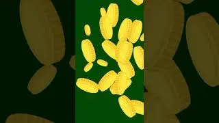 Coins Rain green screen shorts video. #shotrs #foryou #coins #moneyrain