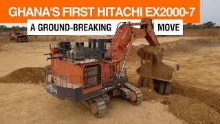 Ghana's first Hitachi EX2000-7 mining excavator sets the standard in mining