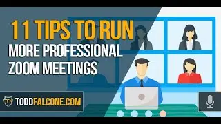 Tips to Run More Professional Zoom Meetings