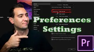 Adobe Premiere Pro Preferences Settings