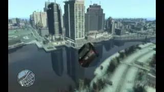 GTA IV PC : Mods and scripts - Flying Car (Airplane) - Unlimited Health - SuperComet (720p HD)