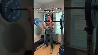 I think curling 135 is okay in the squat rack #armday #legday #gym