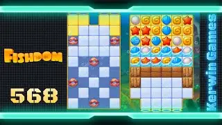 Fishdom Level 568 - No Boosters Gameplay