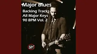 Major Blues Backing Track in F Major 90 BPM, Vol. 2