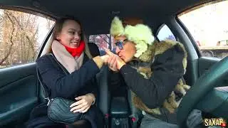 Красавица и НЕобычное Свидание у Шепелявого ❤ Пранк в машине с Сахар тв 🔥 