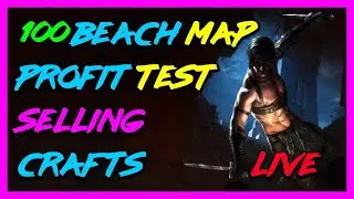 🔴POE Running 100 Beach Maps Profit Test, Trying Out Reforge For Selling Crafts