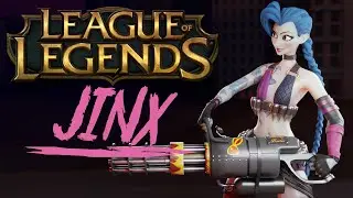 League of Legends Jinx Animation and Turntable