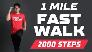 1 MILE FAST WALK • 2000 STEPS • Keoni Tamayo • Workout 