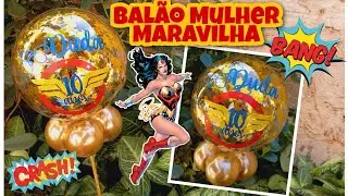 Como Fazer Bublle Mulher Maravilha