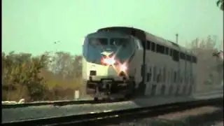 Amtrak Train 21 Texas Eagle South UP Villa Grove Sub Beecher IL