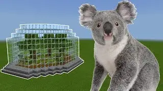 How To Make a KOALA FARM in Minecraft PE
