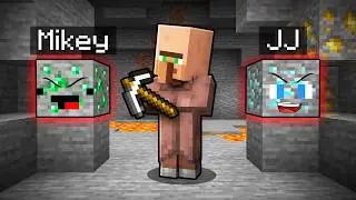 How JJ and Mikey Turned Into BLOCKS In Hide-and-Seek?