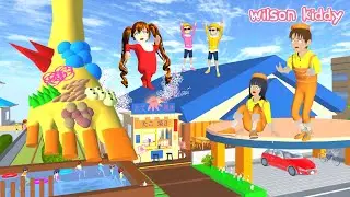 Yuta Mio Basmi Parasit Kuman Kaki Emas Raksasa Siren Head Baby Nana Panik | Wilson Kiddy