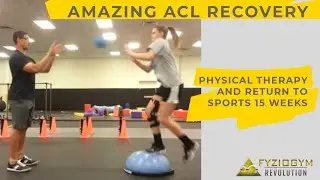Amazing ACL Surgery Recovery and Rehabilitation - Physical Therapy and Return to Sports 15 weeks