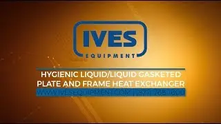 Alfa Laval Hygienic Liquid/Liquid Gasketed Plate and Frame Heat Exchanger