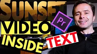 How to Put a VIDEO inside TEXT In Adobe Premiere Pro CC Tutorial for Beginners