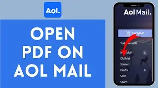 How to Open PDF on AOL Mail (2024) | Create PDF on AOL Mail