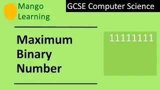 Maximum Binary Value