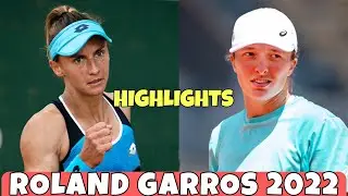 Iga Swiatek vs Lesya Tsurenko Highlights || Roland Garros 2022 HD