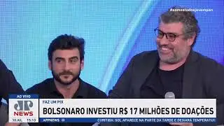 2023 07 30 Jovem Pan - Bolsonaro INVESTE os R$ 17 mi recebidos por apoiadores
