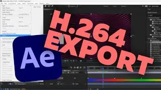 Экспорт видео из after effects в h264 кодеке для экономии места