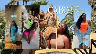 CABO Vlog | Riu Sante Fe Resort + Hip Hop Boat Party + Camel Riding + Dinner at RosaNegra &  more !