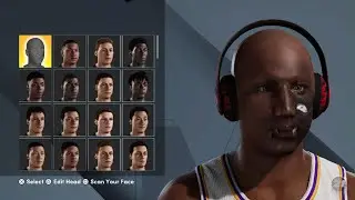 NBA 2K21 best face scan