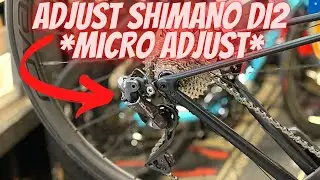 HOW TO ADJUST *MICRO ADJUST* ANY SHIMANO DI2 (ULTEGRA 8050/8070 DURA-ACE 9150/9170) EASY!!