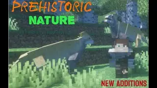 New creatures in Minecraft Prehistoric nature! Prehistoric nature modpack EP3