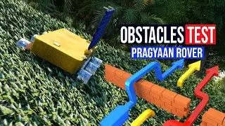 Obstacles Test Rover Pragyaan - Chandrayaan 3 #chandrayaan3 #isro #pragyaanrover