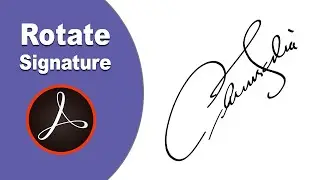 how to rotate image signature in pdf using adobe acrobat pro 2017