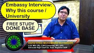 Embassy Interview Preparation Questions (: Why this course / University)-- Euro Education
