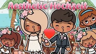 AESTHETIC HOCHZEITSFEIER 🤍👰🏼‍♀️ | AESTHETIC ROUTINE/ GESCHICHTE | TOCA BOCA STORY