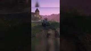 SnowRunner Season 14 Castle Tour - Rezvani Tank #shorts #gaming #snowrunner #rezvanitank