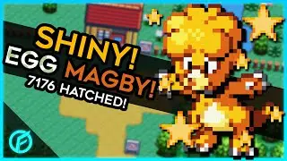 SHINY EGG HUNT MAGBY! After 7176 Eggs Hatched! - Pokemon R/S/E/FR/LG